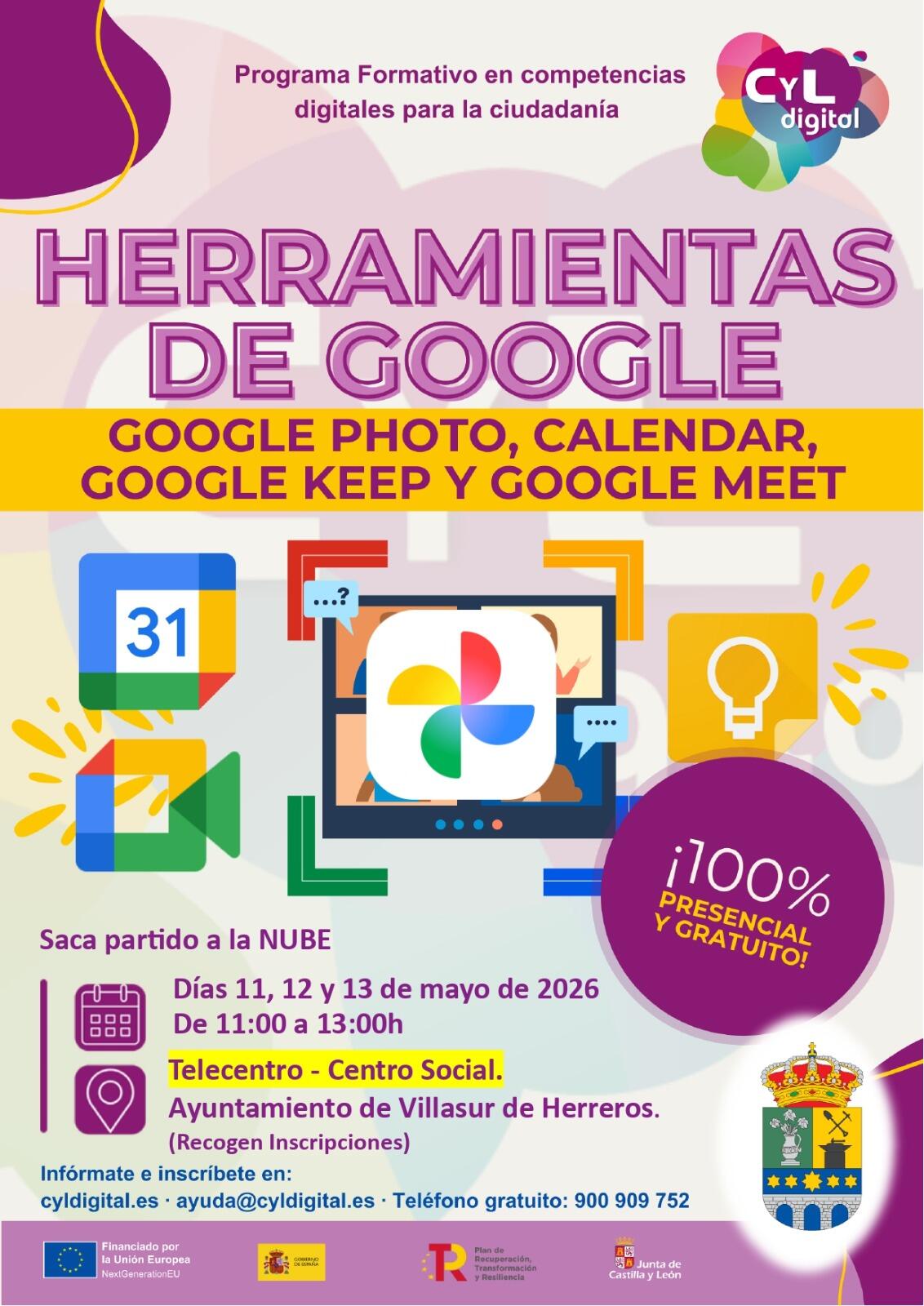 Curso CyL Digital: Herramientas de Google