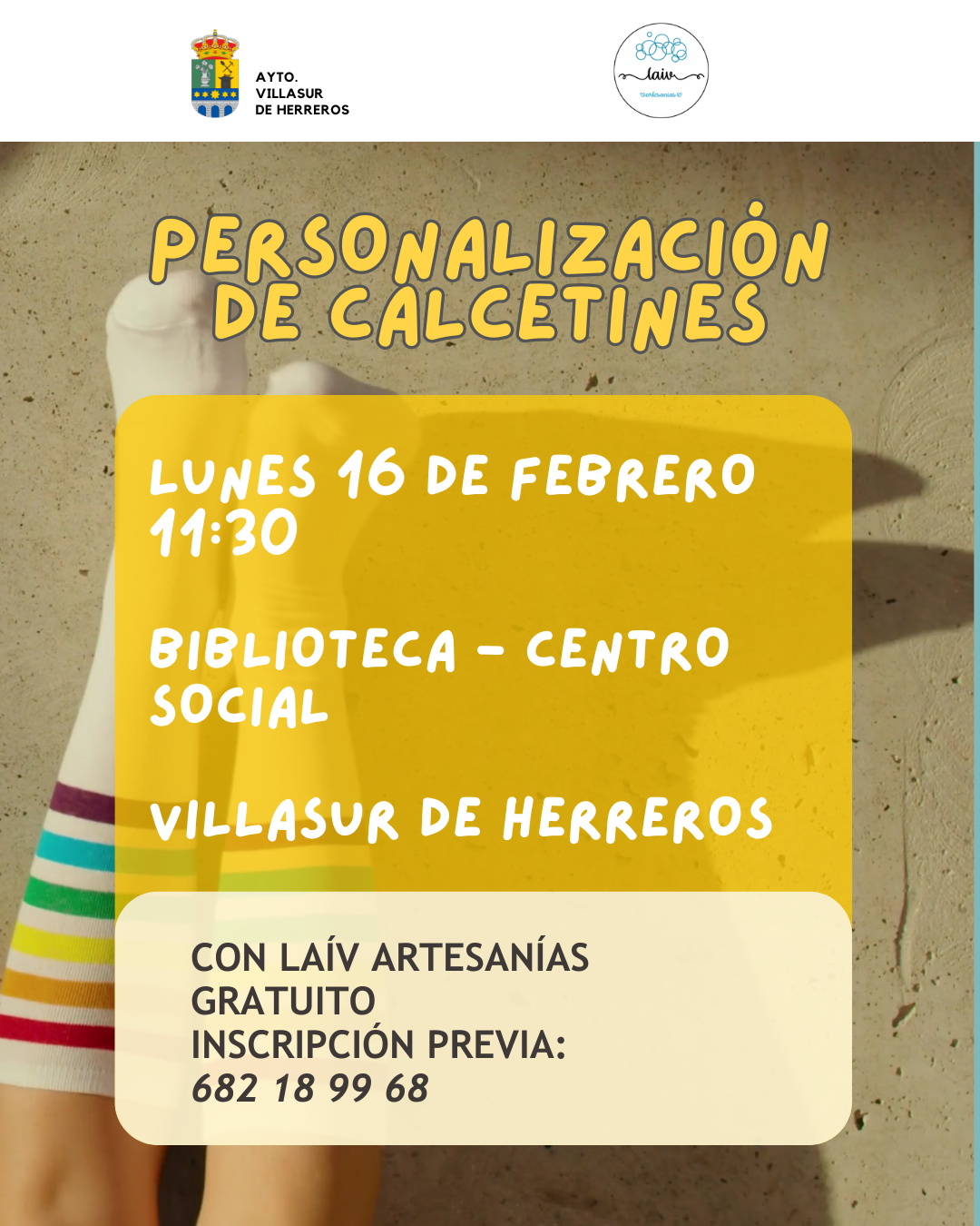Taller: Personalización de Calcetines