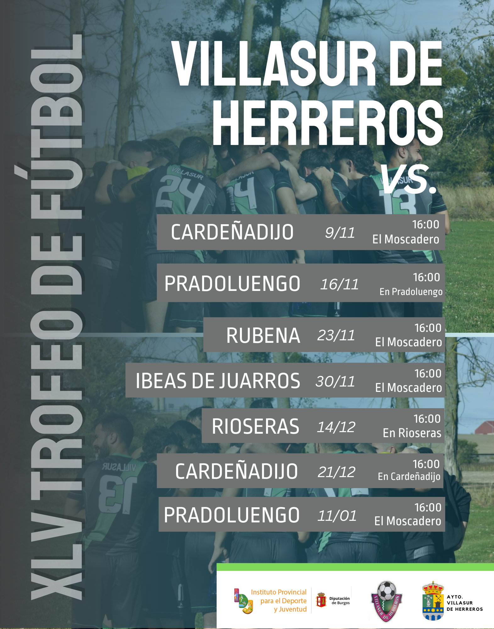 XLV Trofeo de Fútbol: Próximos Encuentros