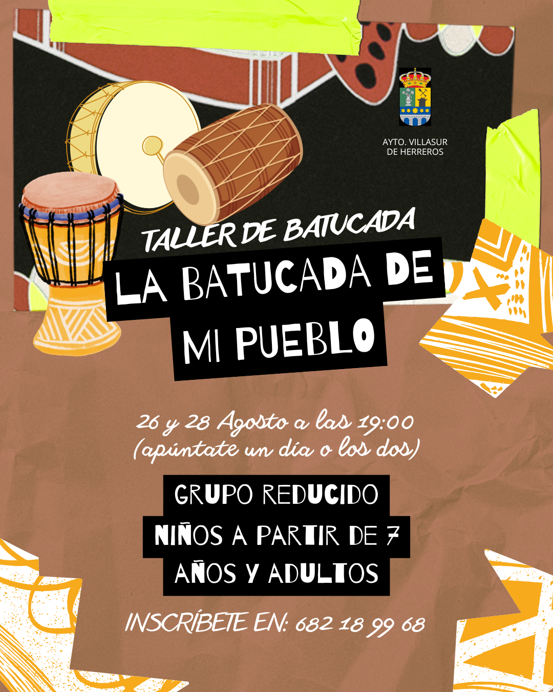 🥁 Taller de Batucada en Villasur 🥁