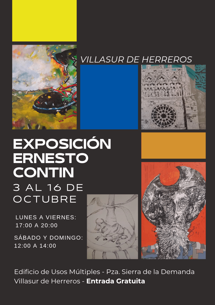 El EUM acoge la exposición de Ernesto Contín del 3 al 16 de octubre