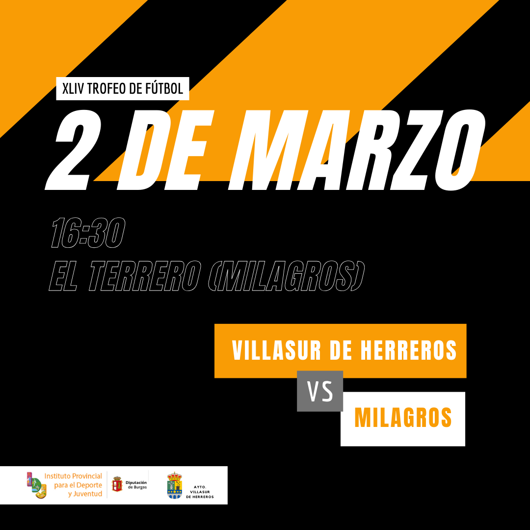 Fútbol: Milagros vs. Villasur de Herreros